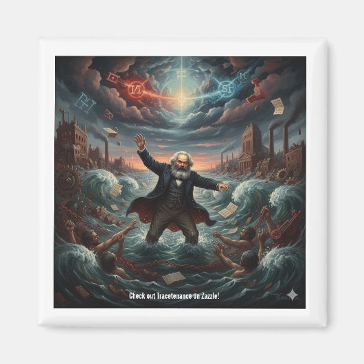 Karl Marx Magnet (Devant)