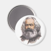 Karl Marx Magnet Magneet (Voorkant / Achterkant)