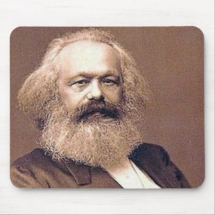 karl marx mousepad muismat