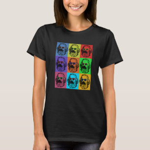 Karl Marx Pop Art - Funny Revolution Filosoof T T-shirt