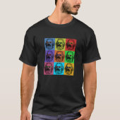 Karl Marx Pop Art, Portret Revolutioniere, Retro T-shirt (Voorkant)