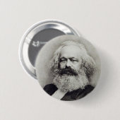 Karl Marx Ronde Button 5,7 Cm (Voorkant /achterkant)