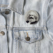 Karl Marx Ronde Button 5,7 Cm (In situ)