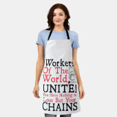 Karl Marx Socialism Apron Schort (Gedragen)