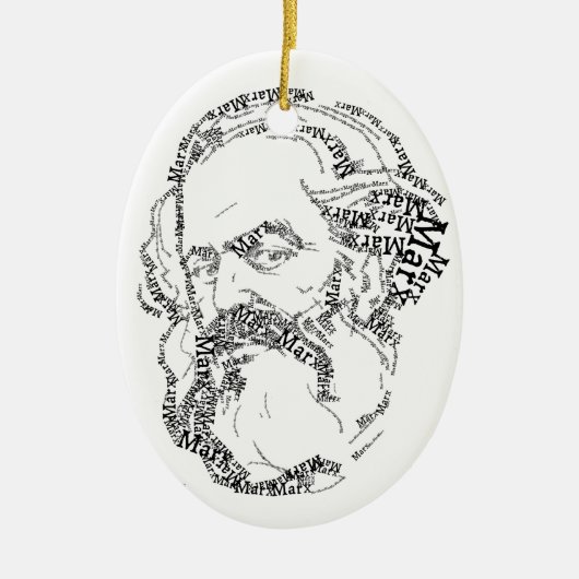 Karl Marx Socialism Ornament (Voorkant)