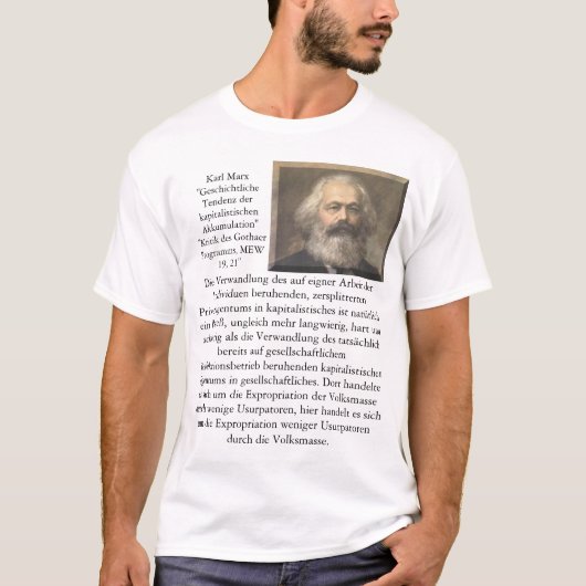 Karl Marx T-shirt (Voorkant)