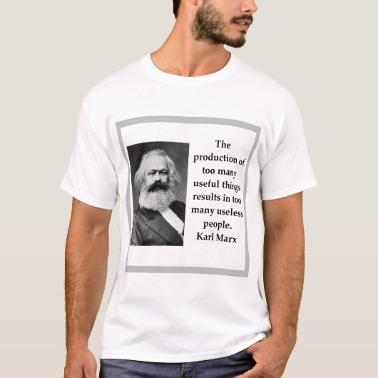 Karl Marx T-shirt (Voorkant)