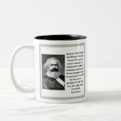 Karl Marx Tweekleurige Koffiemok (Links)