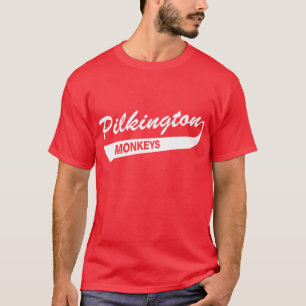 Karl Pilkington Monkeys Red T shirt