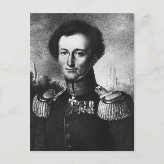 Karl von Clausewitz Briefkaart (Voorkant)