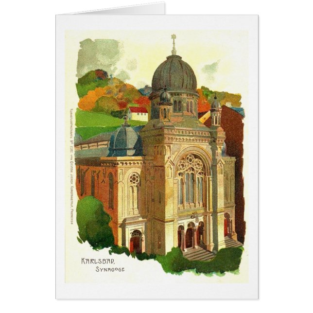 Karlovy Vary (Karlsbad) Synagogue (Voorkant)