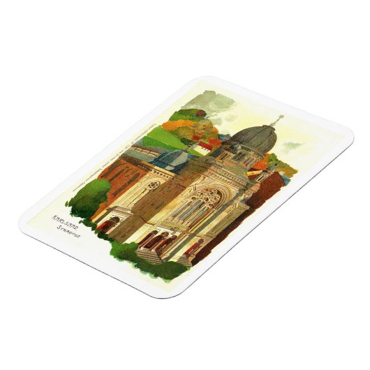 Karlovy Vary (Karlsbad) Synagogue Magneet (Linkerzijde)