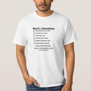 Karls Checklist T-shirt