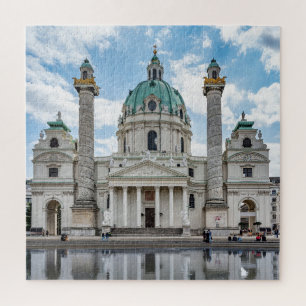 Karlskirche in Wenen, Oostenrijk Legpuzzel