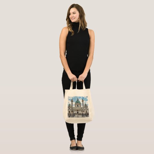 Karlskirche in Wenen, Oostenrijk Tote Bag (Voorkant (model))