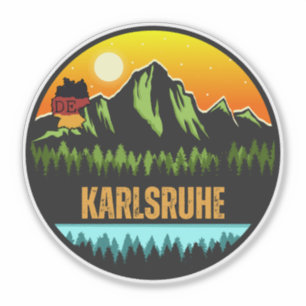 Karlsruhe, Baden-Württemberg Duitsland Sticker