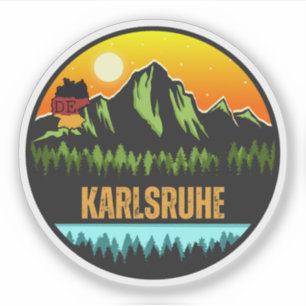 Karlsruhe, Baden-Württemberg Duitsland Sticker