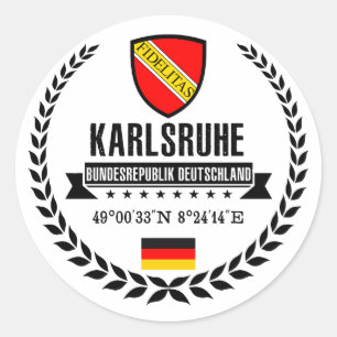 Karlsruhe Ronde Sticker