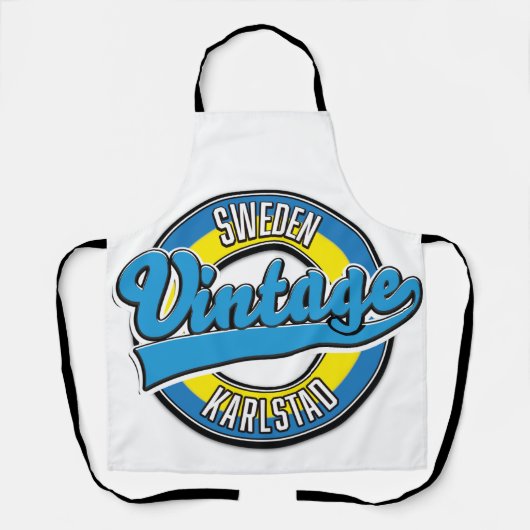 karlstad zweden logo . schort (Voorkant)