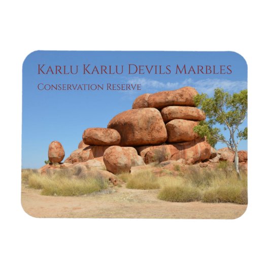 Karlu Karlu Devils Marbles Australië Magneet (Horizontaal)