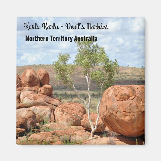 Karlu Karlu "Devil's marbles" Magneet (Voorkant)