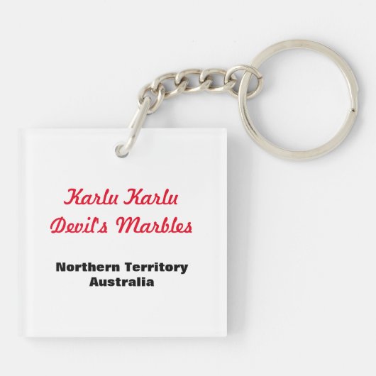 Karlu Karlu "Devil's Marbles" Sleutelhanger (Achterkant)