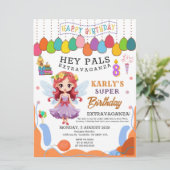 Karly's Fairy Princess 8e anniversaire Invitation (Debout devant)