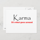 Karma 1 briefkaart (Voorkant / Achterkant)