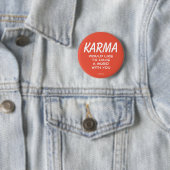 Karma - A MisterP Button (In situ)