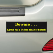 Karma Bumpersticker (Op auto)