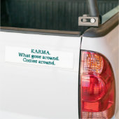 KARMA BUMPERSTICKER (Op Truck)