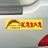 Karma-bumpersticker Bumpersticker (Op auto)