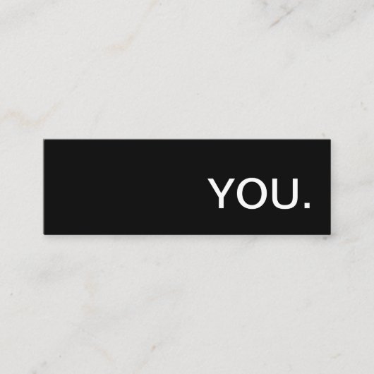 Karma Cards Mini Visitekaartje (Voorkant)