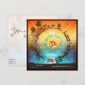 KARMA - Carte, Invitation (Devant / Derrière)