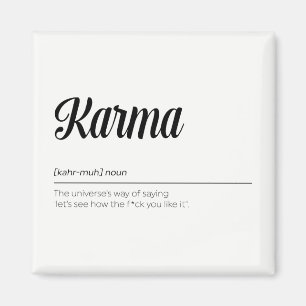 Karma Definition Funny Magneet