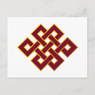 Karma ... Eindeloze Knot of Eternal Knot Briefkaart