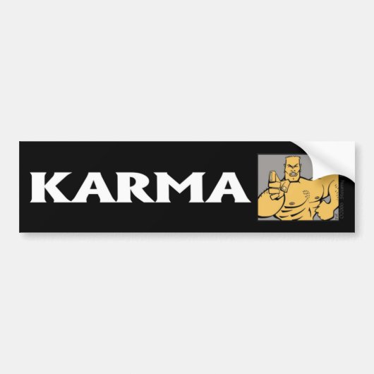 Karma Fighter 1 autocollant pare-chocs (Devant)