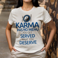Karma heeft geen menu.. Yin Yang Graphic