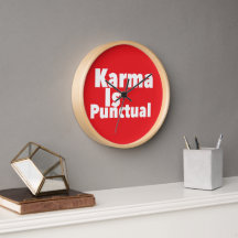 Karma is punctuele gedrukte nieuwigheid: Gezegde,