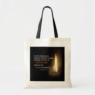Karma - le feu de flambage - sac de citation de