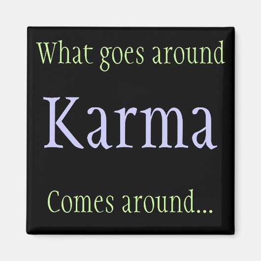 Karma Magneet (Voorkant)