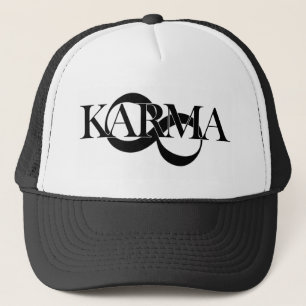 Karma met oneindig symbool trucker pet