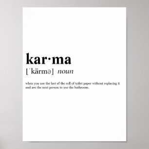 Karma Poster