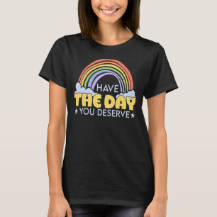 Karma Quotes Boho Rainbow Humor Sarcastische Manne T-shirt