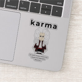 Karma. Sticker