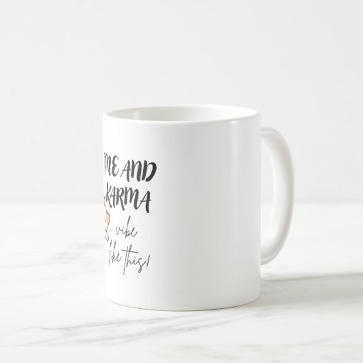 Karma Vibe mokken design voor mok liefhebbers (Voorkant rechts)