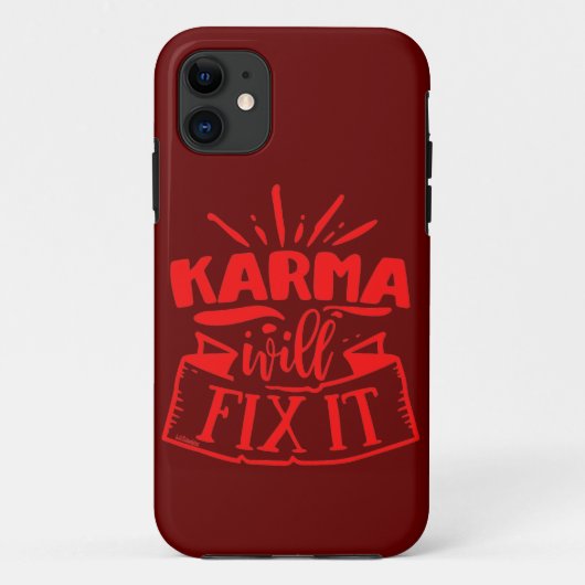 KARMA ZAL IT grappig sarcastisch grappig humoriser Case-Mate iPhone Case (Achterkant)