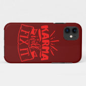 KARMA ZAL IT grappig sarcastisch grappig humoriser Case-Mate iPhone Case (Achterkant (horizontaal))