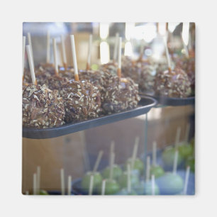 Karmel appels, Pioneer Square, Seattle Magneet