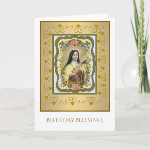 Karmelietes Non St. Therese het Kleine Bloemetje Kaart